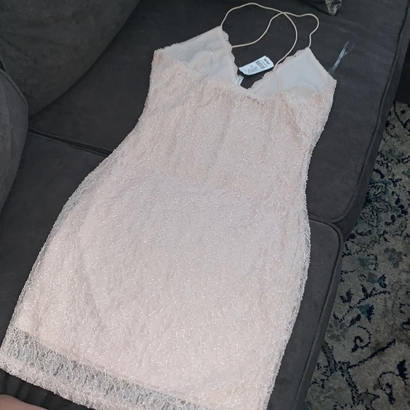 Nude Lace Dress - Picture 3 of 3